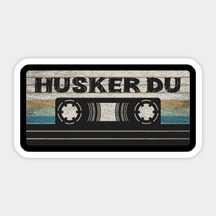 Hüsker Dü Mix Tape Sticker